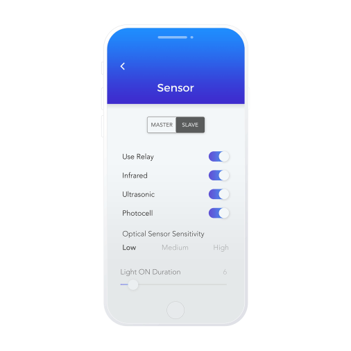 amptek industries iot custom lighting system icon mobile app