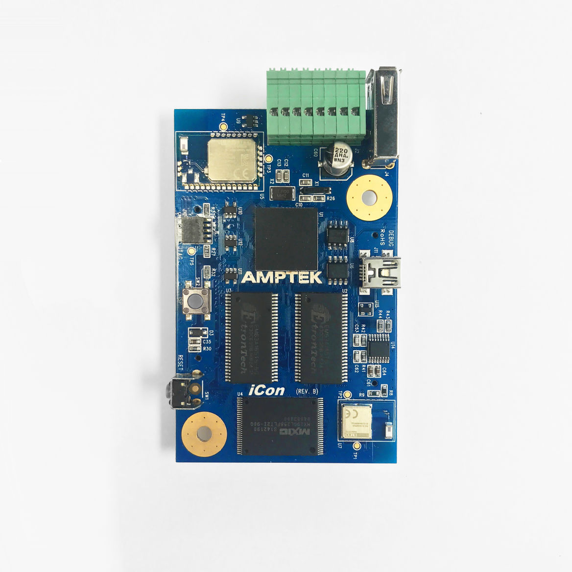 amptek industries iot custom lighting system icon embedded platform